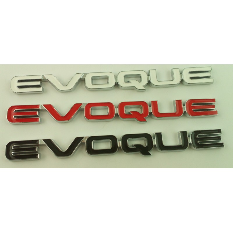 EMBLEMA TRASERO EVOQUE ROJO RANGE ROVER