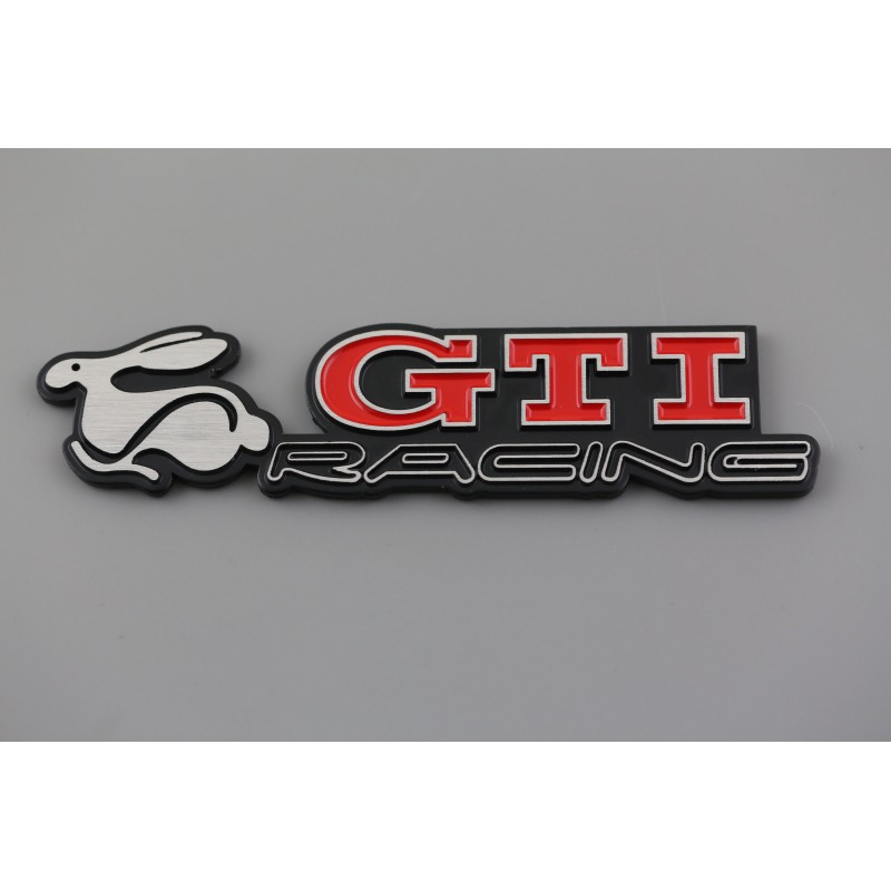 Emblema Trasero Volkswagen Gti Racing Conejo