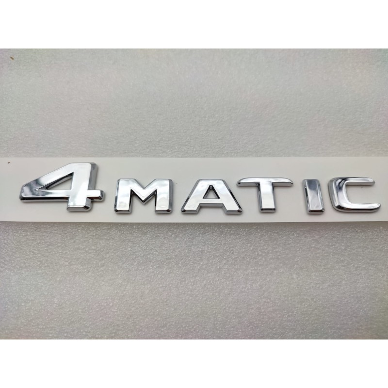 New Emblema Trasero Letras Cromadas 4matic Mercedes