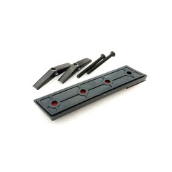 Emblema de Parrilla AUDI RS3 Negro Brillo