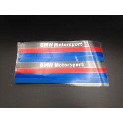 VIinilo Pegatinas BMW MOTOSPORT Linea Ancha Letras Plata