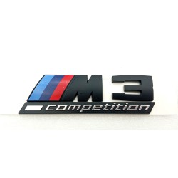 Emblema Trasero BMW M3 COMPETITION Cromado