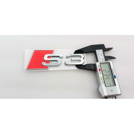 Emblema Trasero Letras AUDI S3 Cromado