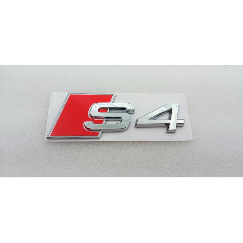 EMBLEMA TRASERO LETRAS AUDI S4 CROMADAS