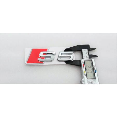 Emblema Trasero Letras AUDI S5 Cromado
