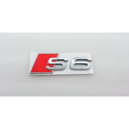 Emblema Trasero Letras AUDI S6 Cromado