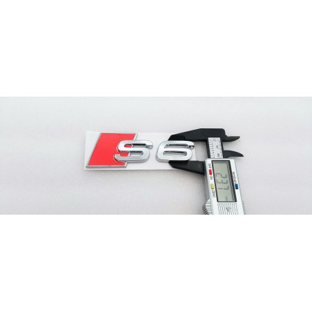 Emblema Trasero Letras AUDI S6 Cromado