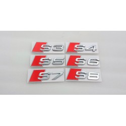 Emblema Trasero Letras AUDI S6 Cromado