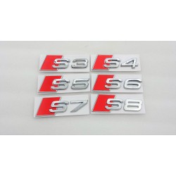 EMBLEMA TRASERO LETRAS AUDI S7 CROMADAS