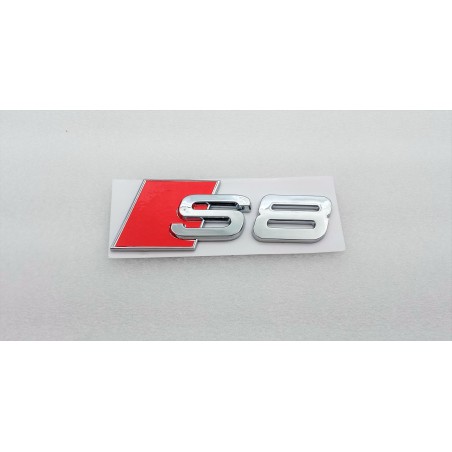 Emblema Trasero Letras AUDI S8 Cromado