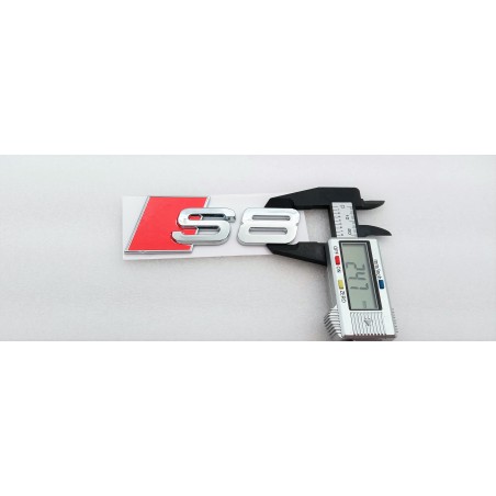 Emblema Trasero Letras AUDI S8 Cromado