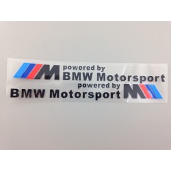 Vinilo Pegatina BMW M Powered 20cm Negras