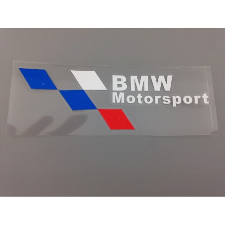 VINILO BMW MOTORSPORT letra blanca
