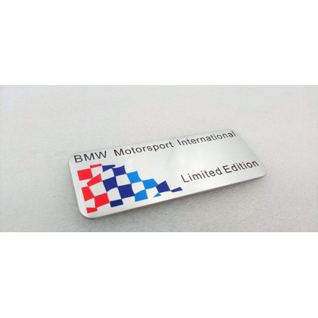 Emblema BMW Motorsport Internacional Limited  8x3cm
