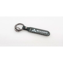 LLAVERO de CARBONO con LOGO MITSUBISHI Perfecto para regalo!