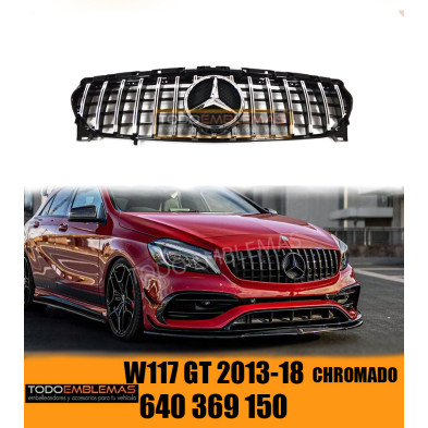 PARRILLA MERCEDES GT AMG CROMADA CLASE CLA