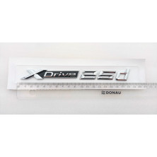 Emblema Letras BMW XDRIVE 25d Cromado