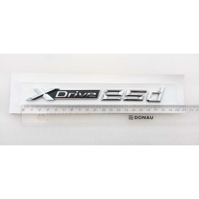 Emblema Letras BMW XDRIVE 25d Cromado