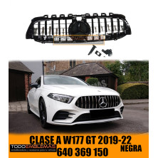 PARRILLA MERCEDES GT AMG NEGRA W177 CLASE A 2018-2023