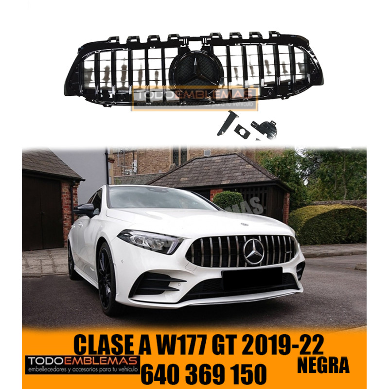 PARRILLA MERCEDES GT AMG NEGRA W177 CLASE A 2018-2023