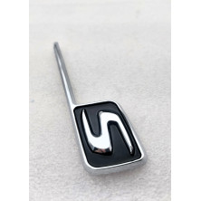 Emblema Mercedes S Plata y Negra Special Edición