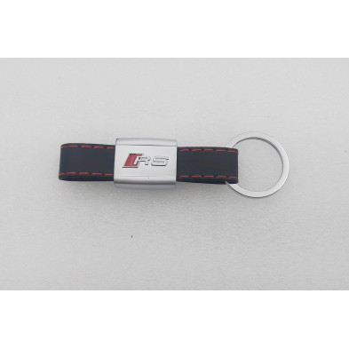 Llavero de cuero con logo audi rs Perfecto para regalo!