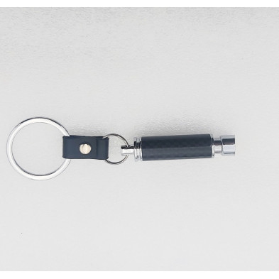 Llavero tubo de escape en carbono