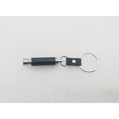 Llavero tubo de escape en carbono