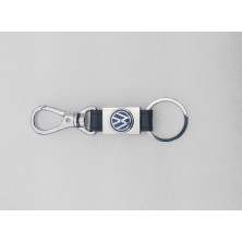 Llavero volkswagen vw metal cromado y cuero Perfecto para regalo!