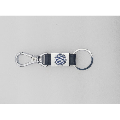 Llavero volkswagen vw metal cromado y cuero Perfecto para regalo!