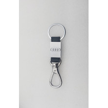 Llavero audi metal cromado y cuero