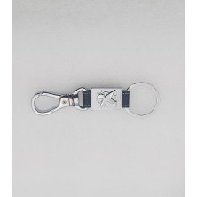 Llavero PEUGEOT Metal Cromado y Cuero Perfecto para Regalo!