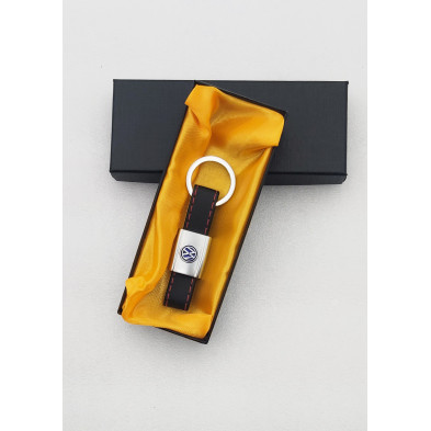 Llavero de Cuero con logo VW VOLKSWAGEN Perfecto para regalo!
