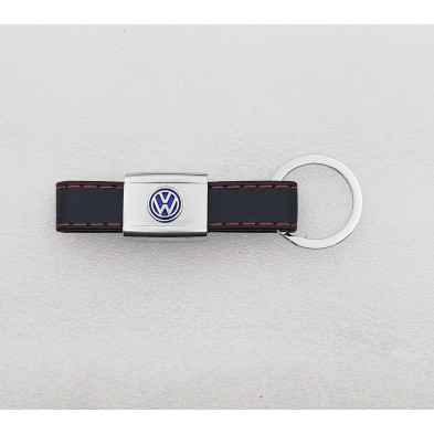 Llavero de cuero con logo vw volkswagen Perfecto para regalo!