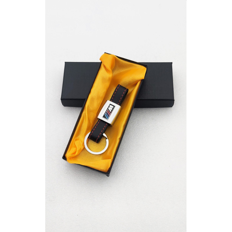 Llavero Cuero con Logo BMW M Perfecto para regalo!