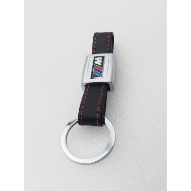 Llavero de cuero con logo bmw m Perfecto para regalo!