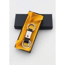 Llavero de Cuero con Logo AUDI Sline 2 Perfecto para regalo!
