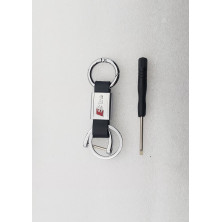 Llavero de Cuero con Logo AUDI Sline 2 Perfecto para regalo!