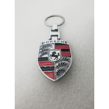 Llavero metalico porsche plata Perfecto para regalo!