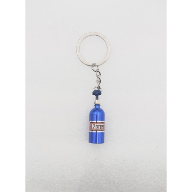 Llavero metalico botella nos