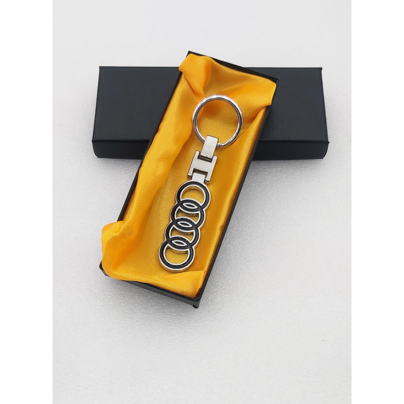 Llavero metalico audi negro
