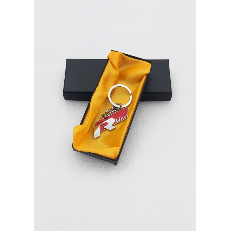 Llavero Metálico VW R-Line Rojo Perfecto para regalo!