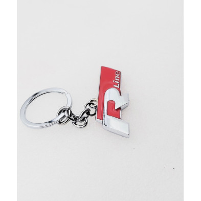 Llavero Metálico VW R-Line Rojo Perfecto para regalo!