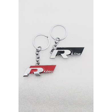 Llavero Metálico VW R-Line Rojo Perfecto para regalo!