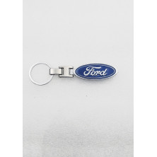 Llavero metálico FORD azul Perfecto para regalo!