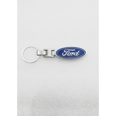 Llavero metálico FORD azul Perfecto para regalo!