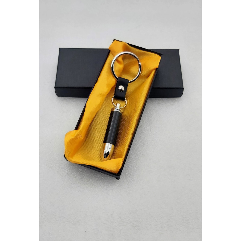 Llavero Bala Carbono Negra Perfecto para regalo!