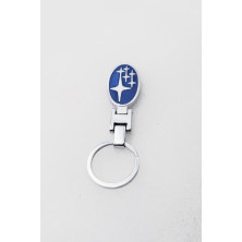 Llavero metálico subaru ovalado