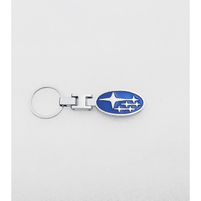 Llavero metálico subaru ovalado