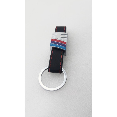 Llavero de cuero con logo BMW m